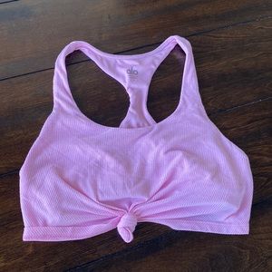 Pink crop top